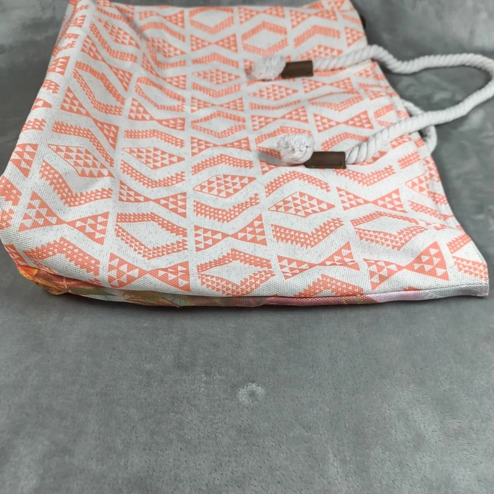 Rip Curl Tote Bag Womens Aloha‎ Beach Rope Handle Large Travel Surf Swim Pocket
